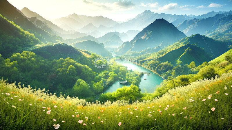 高清大图下载【趣麦麦图】春天自然风光风景