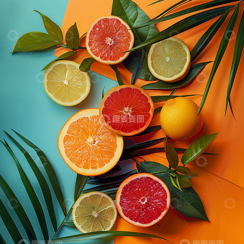 高清大图下载【趣麦麦图】西柚水果创意摄影