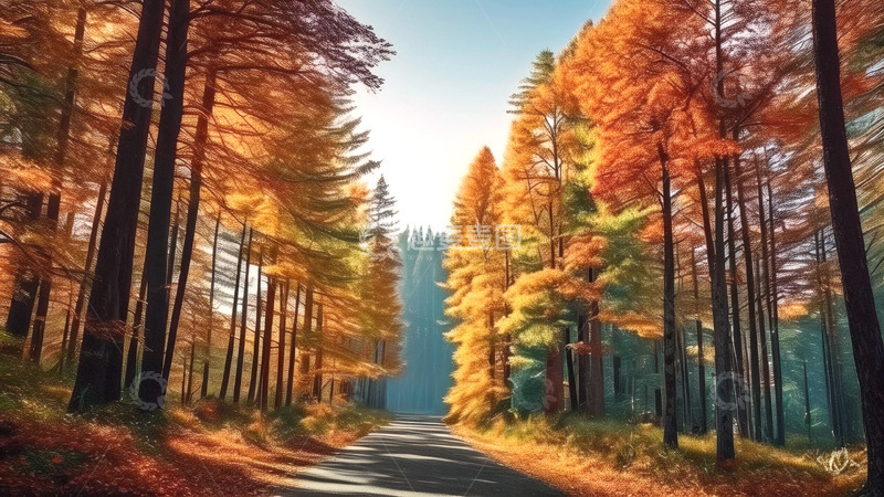 高清大图下载【趣麦麦图】球天森林景观