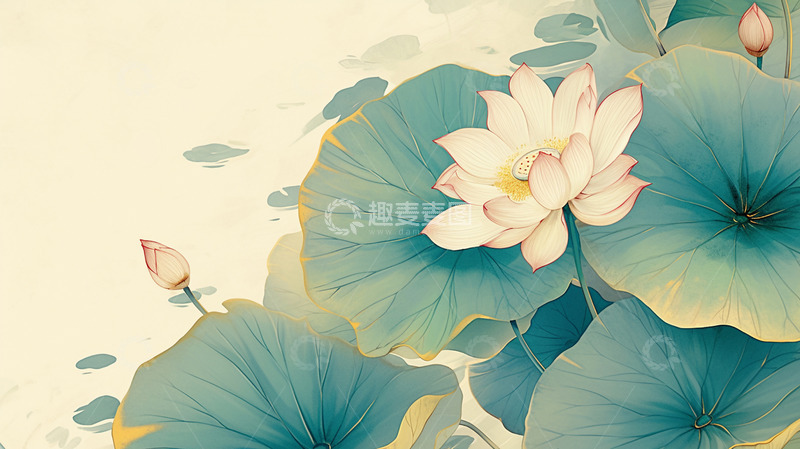 高清大图下载【趣麦麦图】夏日荷花高清图