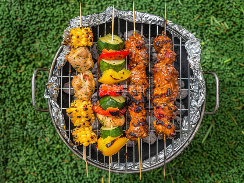 高清大图下载【趣麦麦图】户外烧烤摄影