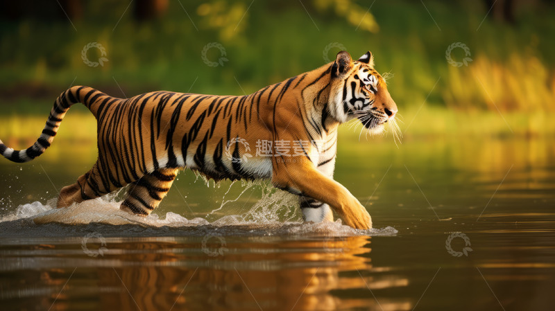 高清大图下载【趣麦麦图】高清凶猛老虎