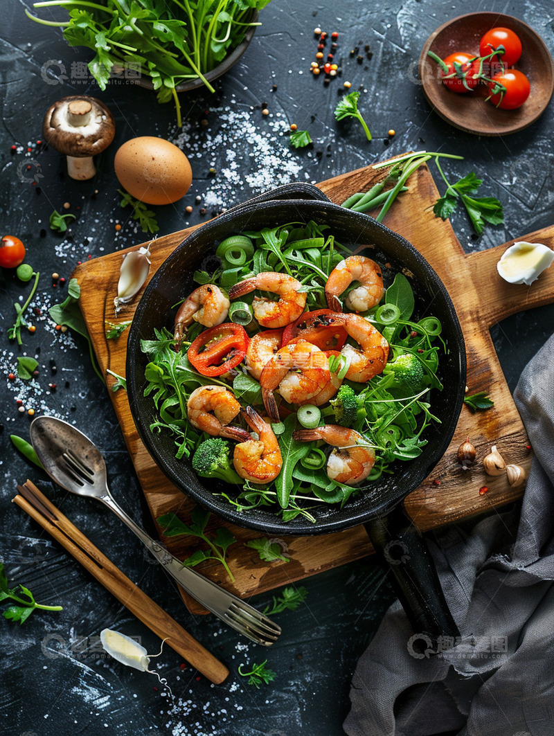 高清大图下载【趣麦麦图】沙拉蔬菜美食