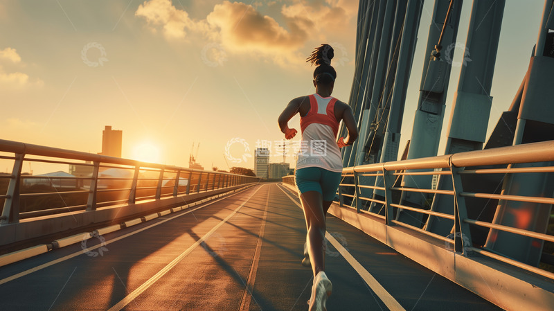 高清大图下载【趣麦麦图】锻炼健身女生背景