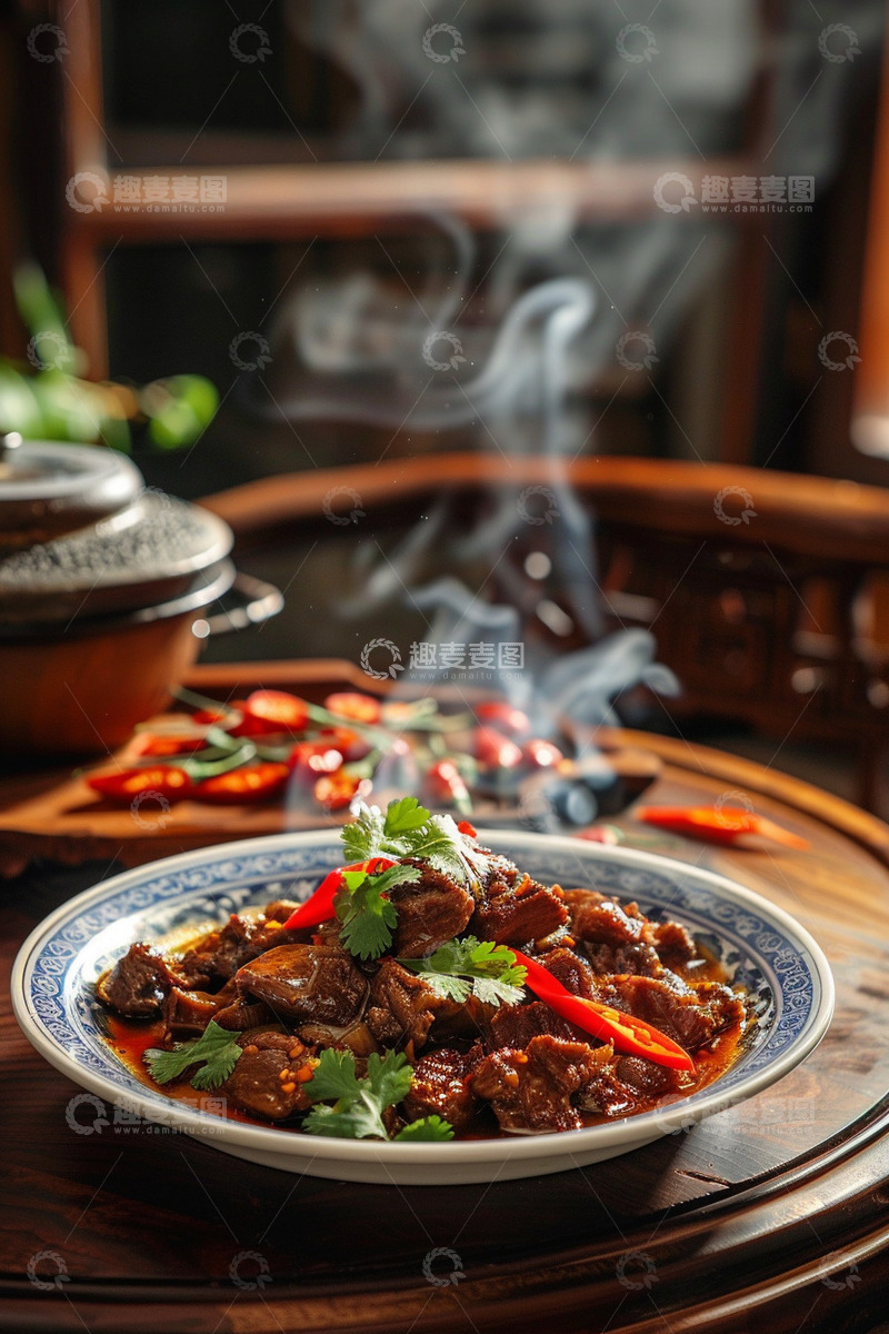 高清大图下载【趣麦麦图】红烧肉美食摄影