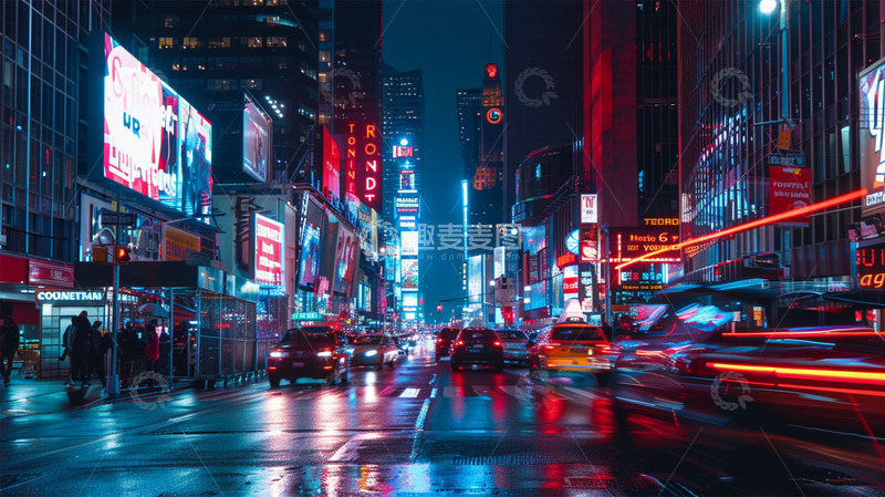 高清大图下载【趣麦麦图】商务商业城市建筑场景唯美