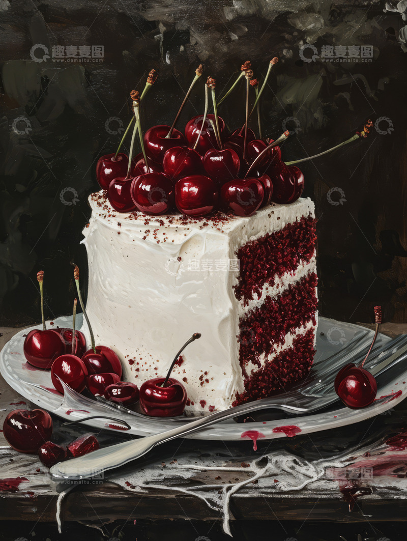 高清大图下载【趣麦麦图】美味自制生日蛋糕甜点