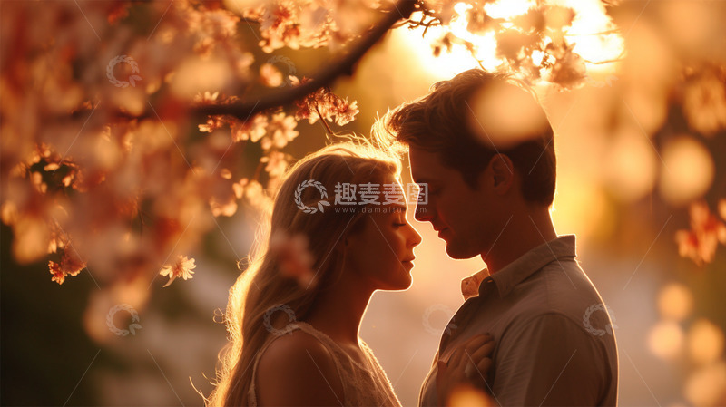 高清大图下载【趣麦麦图】情侣情人节鲜花唯美场景梦幻