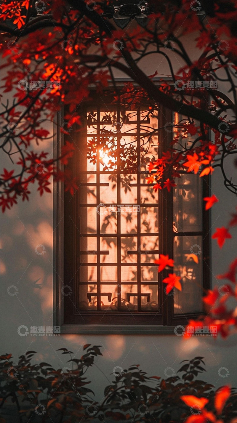 高清大图下载【趣麦麦图】仿古建筑窗户