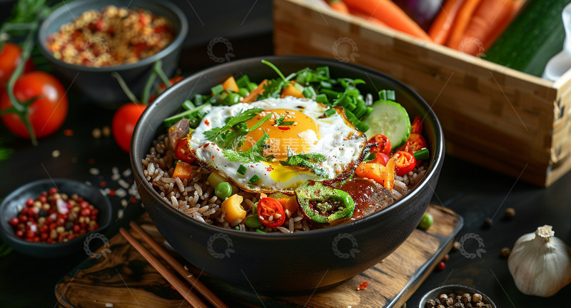 高清大图下载【趣麦麦图】轻食沙拉健康餐