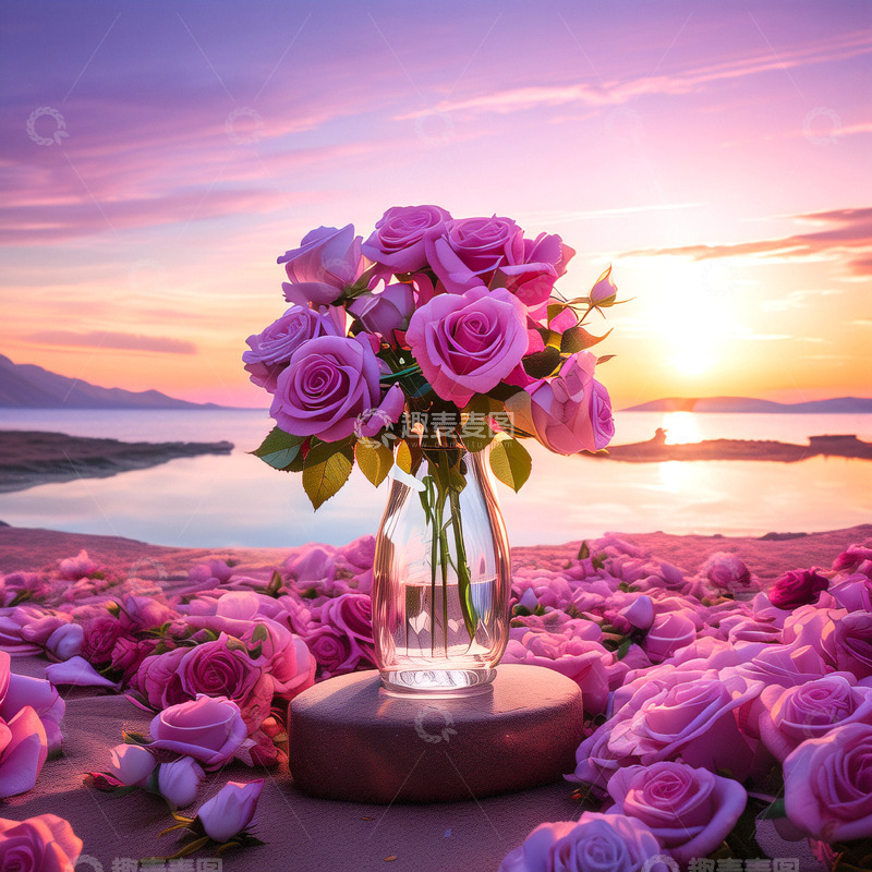 高清大图下载【趣麦麦图】浪漫情人节玫瑰