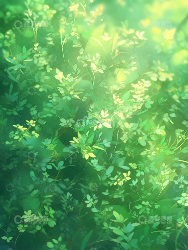 高清大图下载【趣麦麦图】唯美植物花草背景