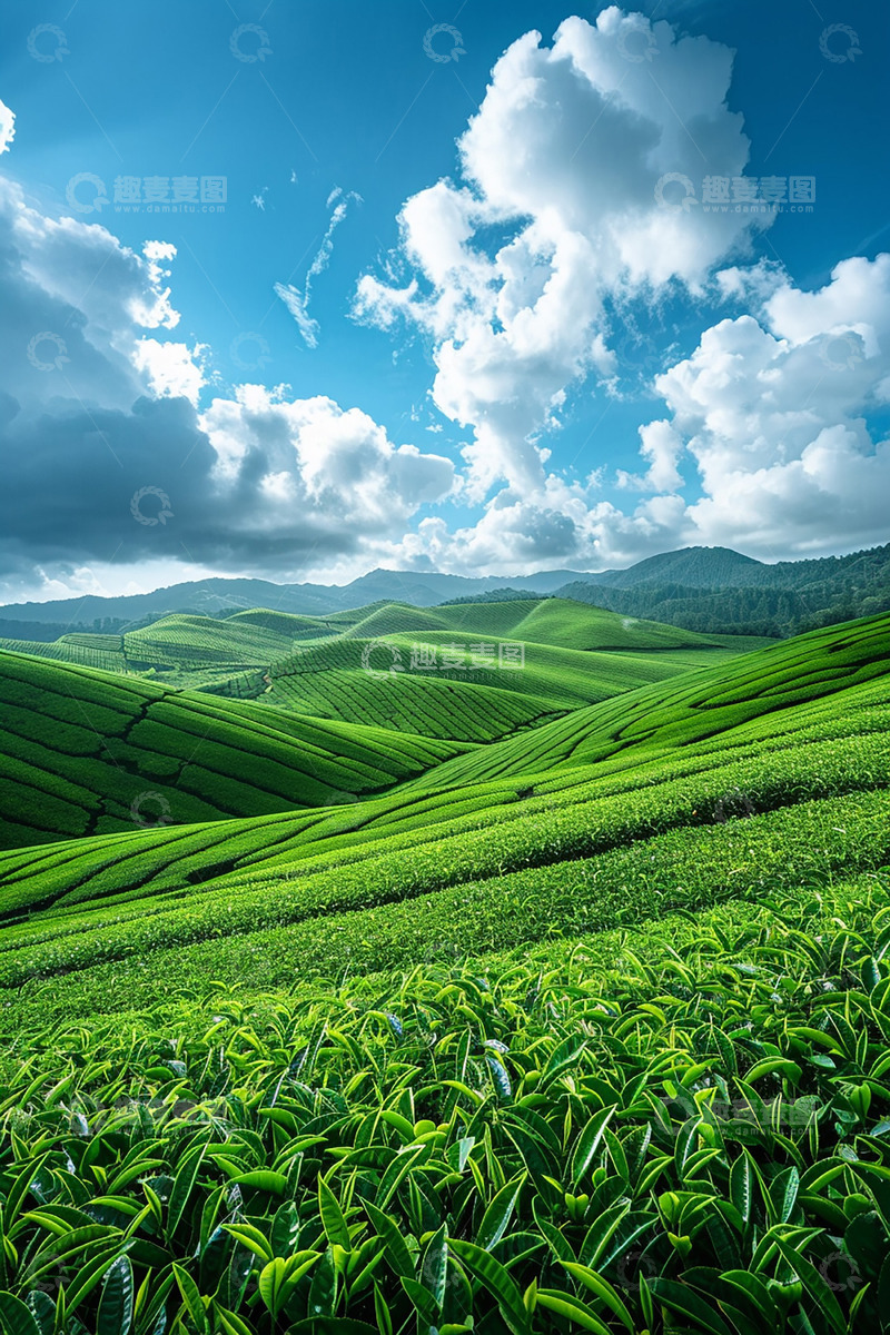 高清大图下载【趣麦麦图】茶园风景实拍