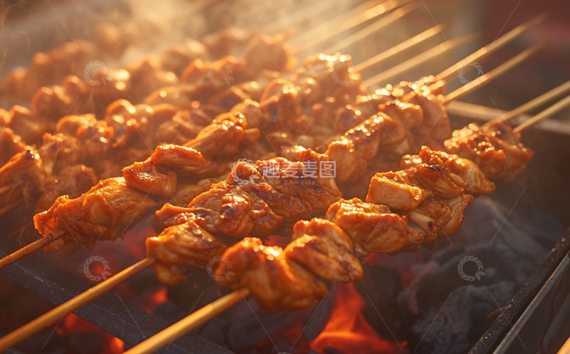 高清大图下载【趣麦麦图】烧烤串串摄影