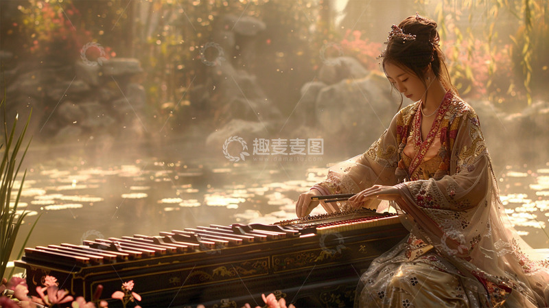 高清大图下载【趣麦麦图】中国风人物美女唯美场景