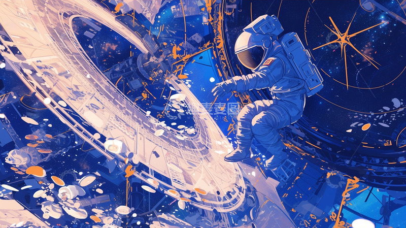 高清大图下载【趣麦麦图】中国航天场景