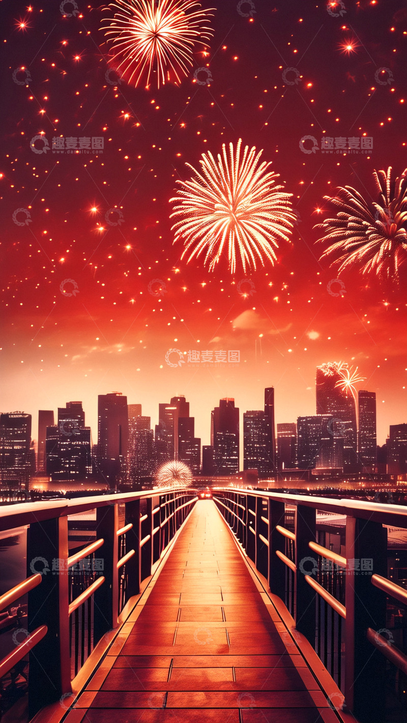 红色节假日海报喜庆背景