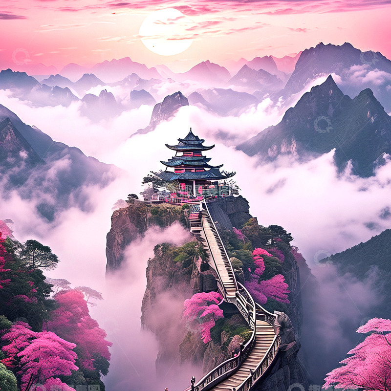 高清大图下载【趣麦麦图】唯美梦幻风景背景