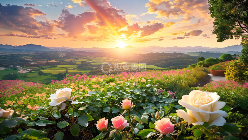 高清大图下载【趣麦麦图】情人节海报背景