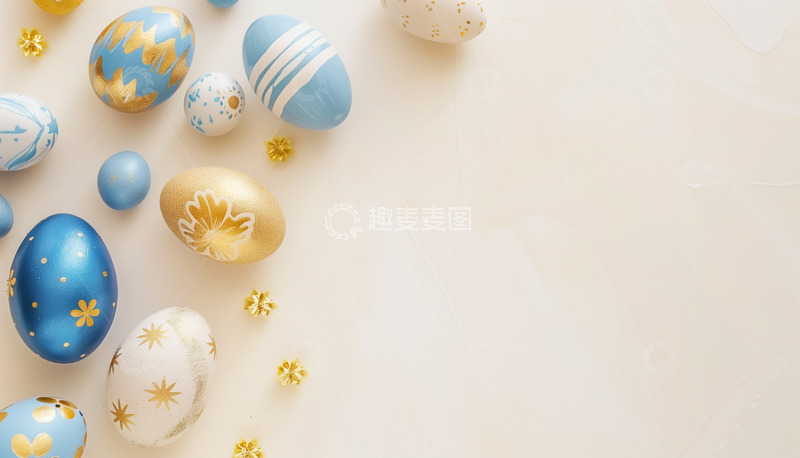 高清大图下载【趣麦麦图】复活节彩蛋AI摄影素材