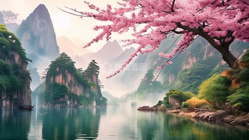 高清大图下载【趣麦麦图】山水美景风景画