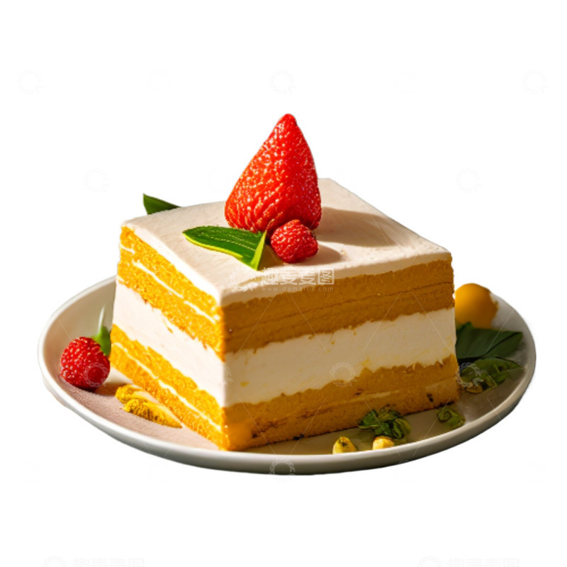 高清大图下载【趣麦麦图】草莓蛋糕甜品