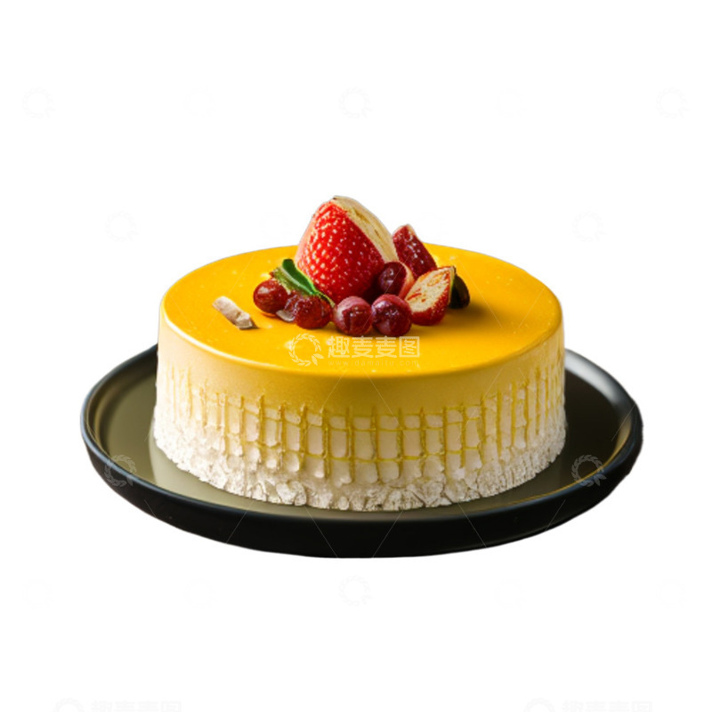 高清大图下载【趣麦麦图】布丁蛋糕美食
