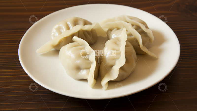 高清大图下载【趣麦麦图】一碟饺子小吃美食