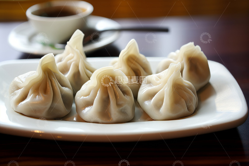 高清大图下载【趣麦麦图】中国饺子蒸饺