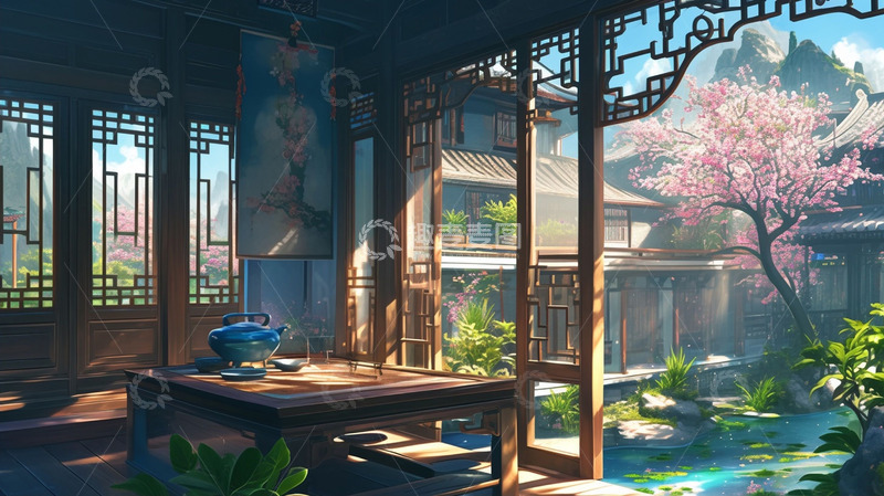 高清大图下载【趣麦麦图】古风建筑美景图