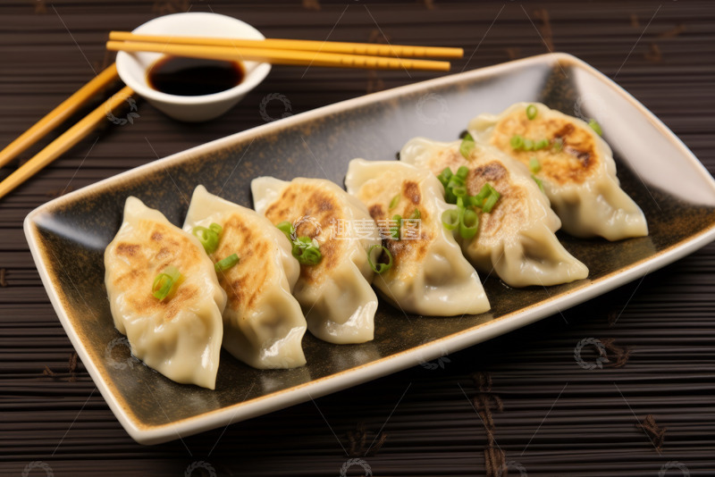 高清大图下载【趣麦麦图】早餐美味煎饺