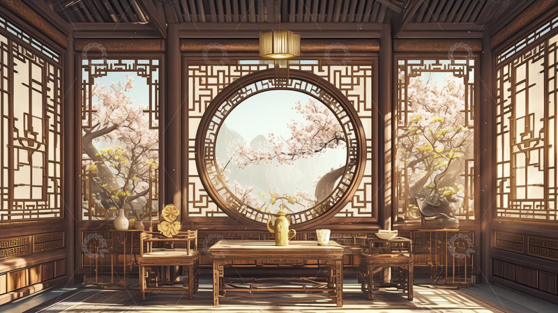 高清大图下载【趣麦麦图】古建筑窗户设计