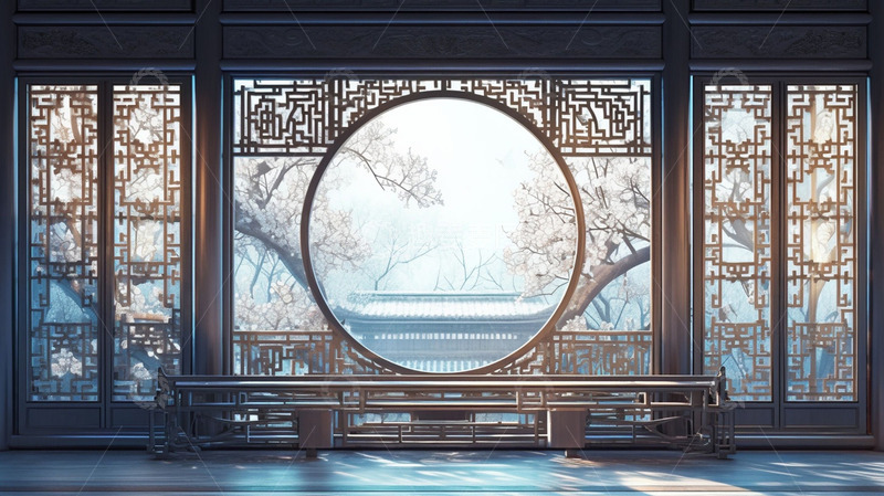 高清大图下载【趣麦麦图】古风建筑窗户