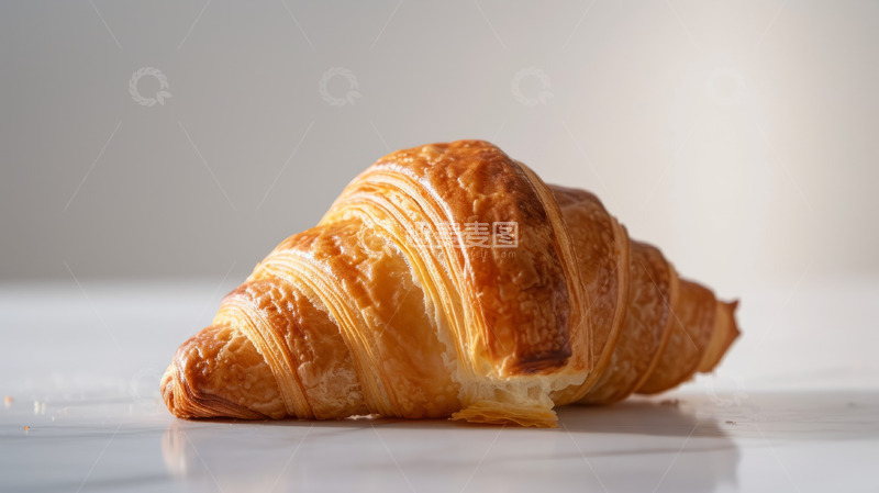 高清大图下载【趣麦麦图】新鲜牛角面包