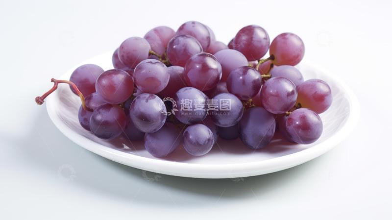 高清大图下载【趣麦麦图】一串紫红葡萄