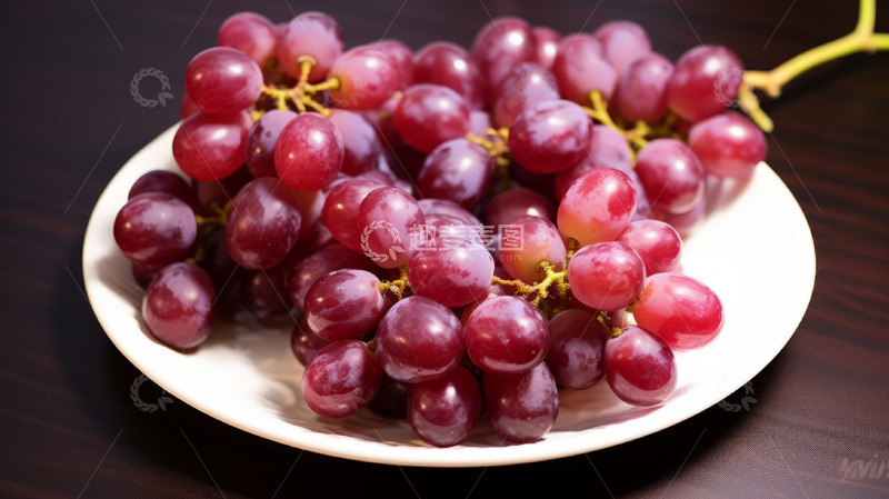 高清大图下载【趣麦麦图】葡萄水果盘子