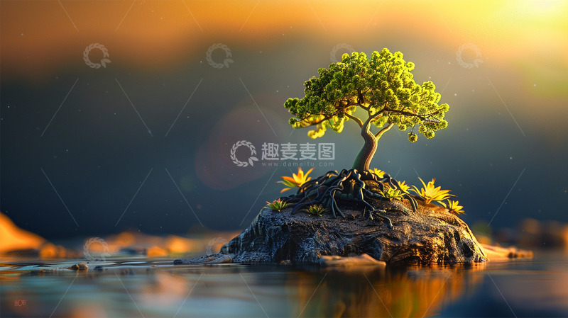 高清大图下载【趣麦麦图】微距植物树唯美场景绿色