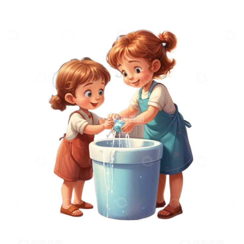 高清大图下载【趣麦麦图】养成洗手的好习惯