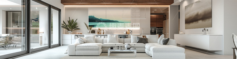 高清大图下载【趣麦麦图】现代风格室内背景素材