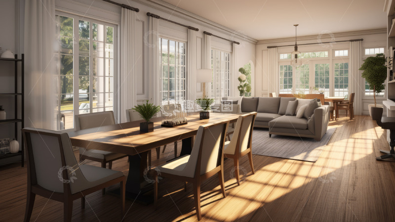 高清大图下载【趣麦麦图】厨房设计场景图