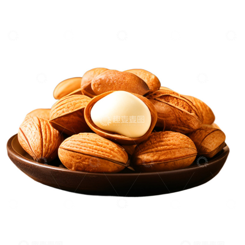 高清大图下载【趣麦麦图】黄壳白肉的坚果