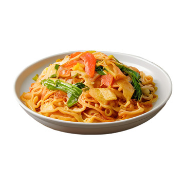 一碗美味炒面图片