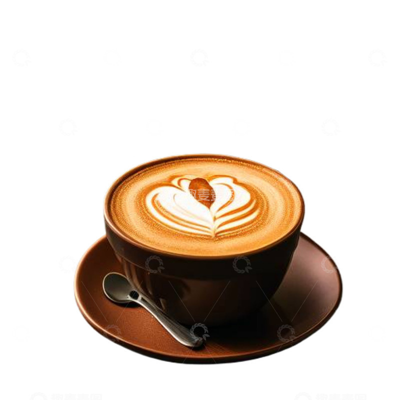 高清大图下载【趣麦麦图】精致拉花咖啡