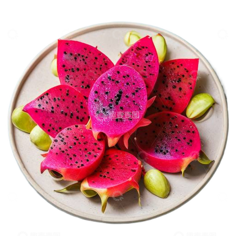 高清大图下载【趣麦麦图】切片火龙果水果