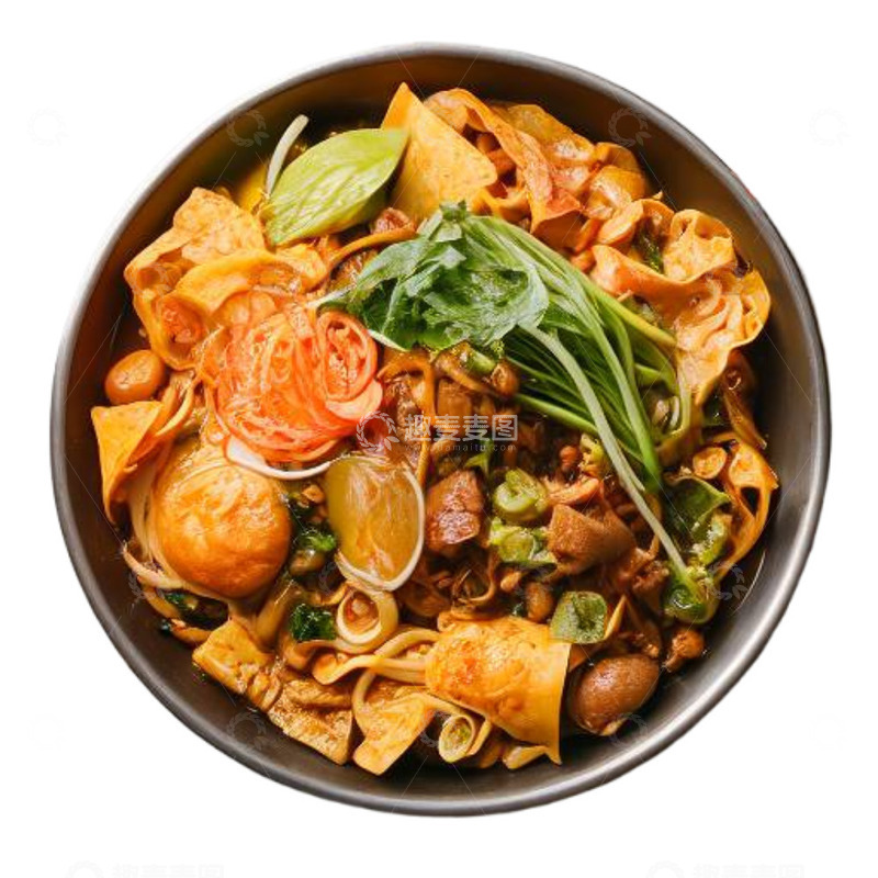 干拌螺蛳粉食物