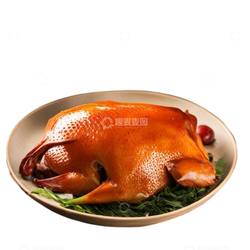 高清大图下载【趣麦麦图】背景烤鸭食物