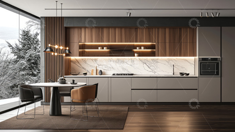 高清大图下载【趣麦麦图】现代风格客厅海报背景素材