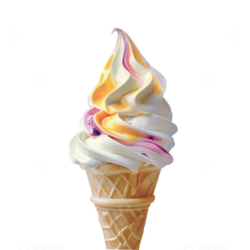 高清大图下载【趣麦麦图】香甜奶油冰淇淋