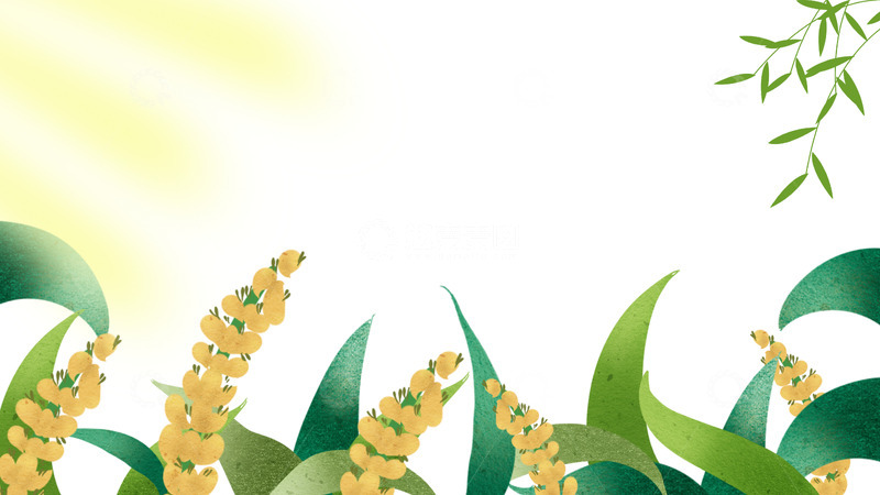 高清大图下载【趣麦麦图】麦穗小满清新植物