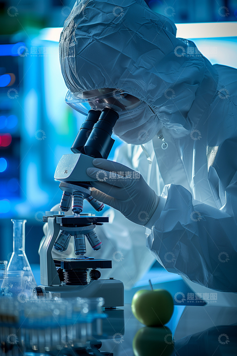 高清大图下载【趣麦麦图】科学家研究背景